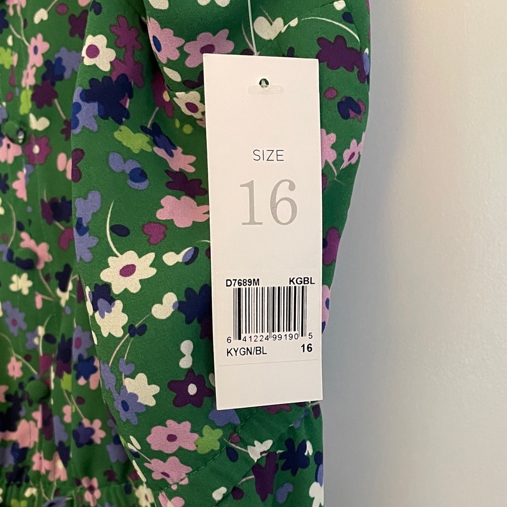 Donna Morgan Ruffled Green Floral Maxi Dress - Picture 3 of 5